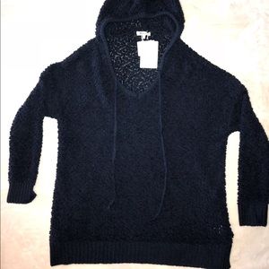 Navy Miracle Bubble Hooded Sweater